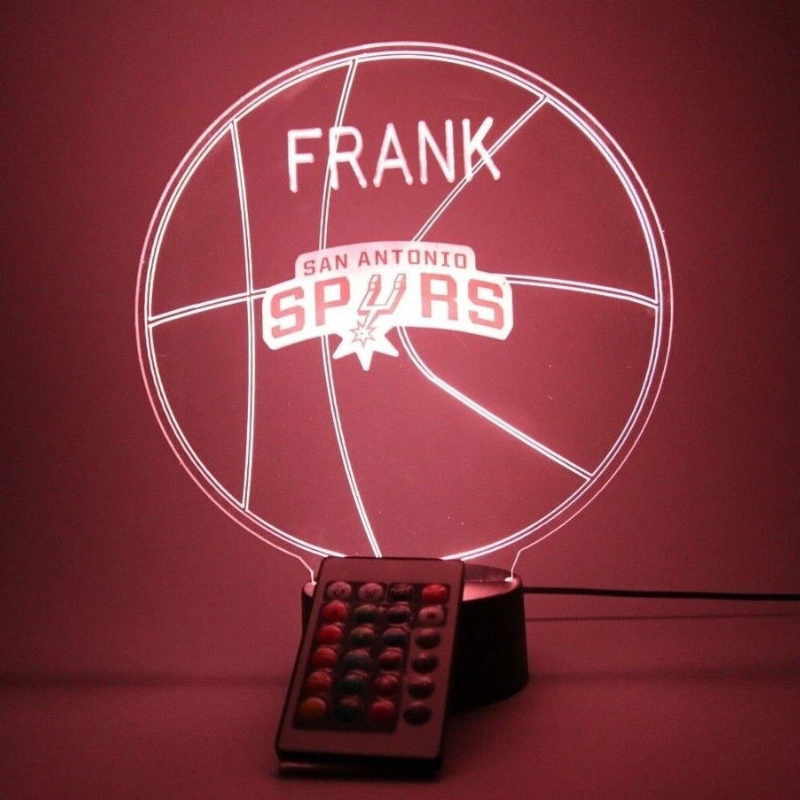 San Antonio Spurs NBA Basketball Sports Fan Light Up Lamp