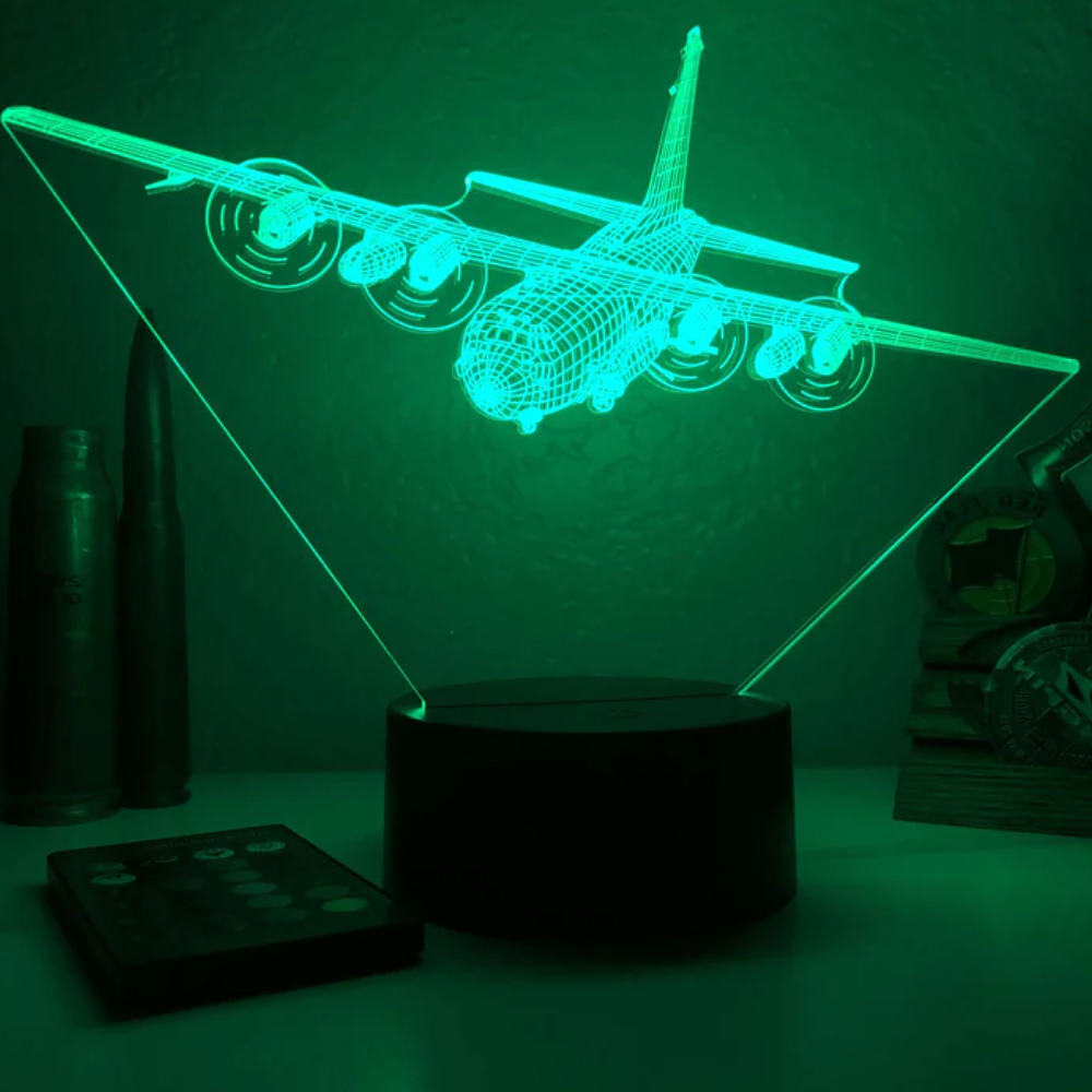 Aircraft Themed Illusion LED Lamp-3D Optical Lamp