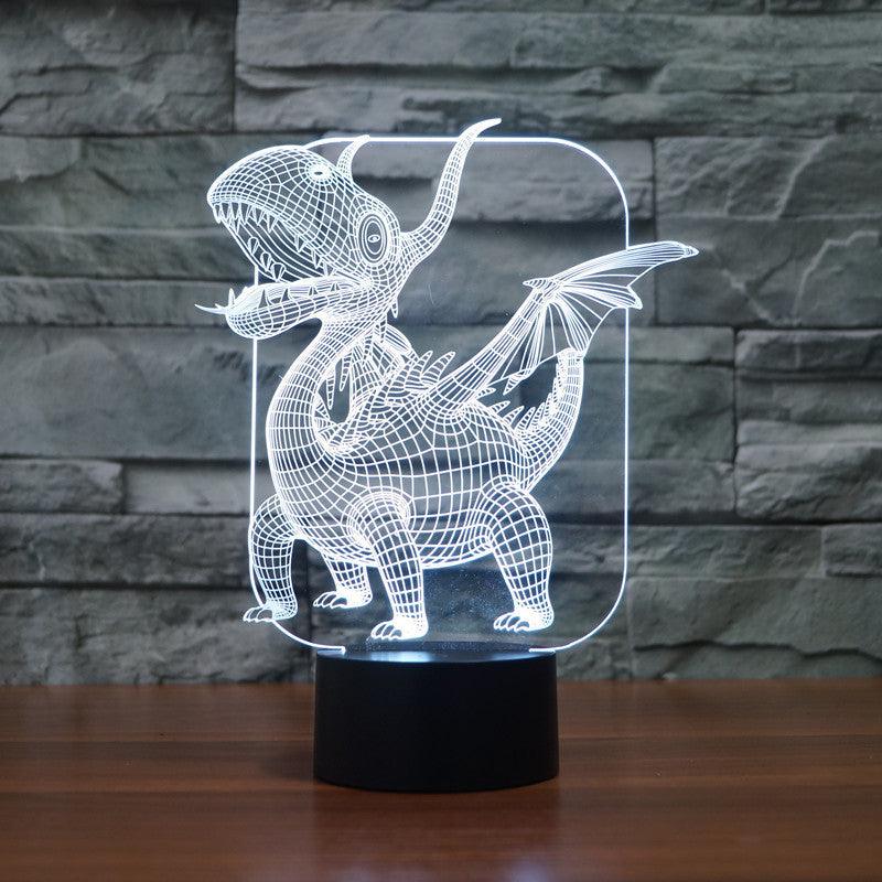 Cartoon Pterosaur Optical Lamp-3D Optical Lamp