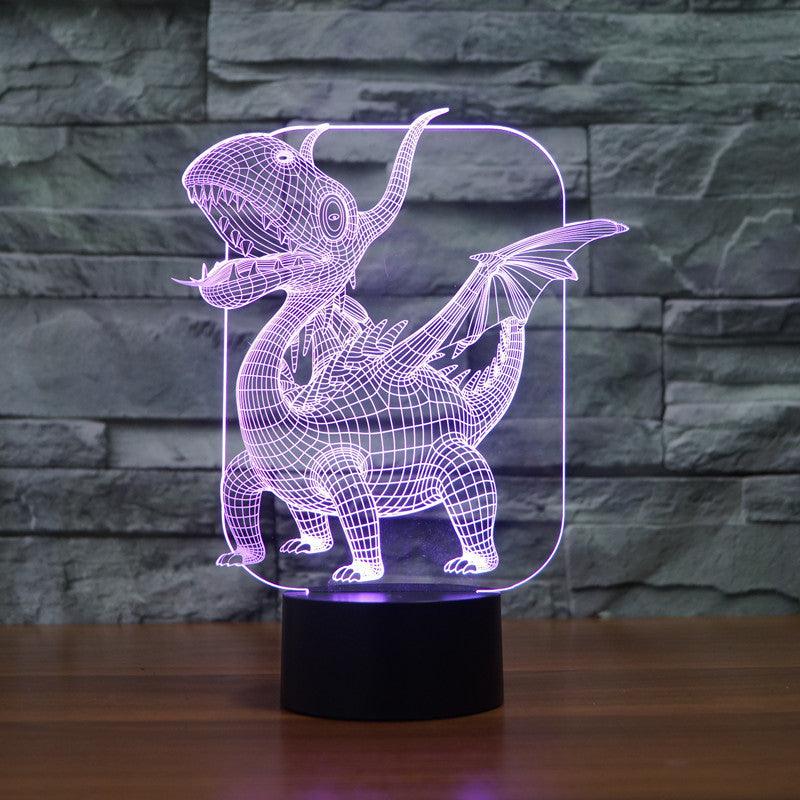 Cartoon Pterosaur Optical Lamp-3D Optical Lamp