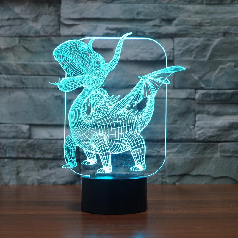 Cartoon Pterosaur Optical Lamp-3D Optical Lamp