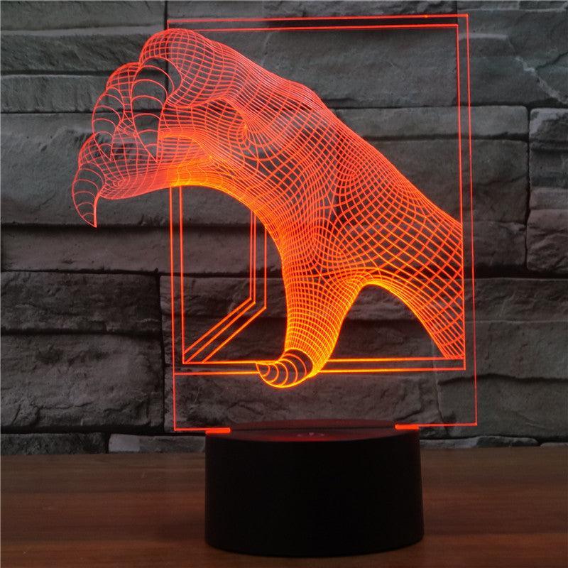 Realistic Bird Talons Lamp-3D Optical Lamp