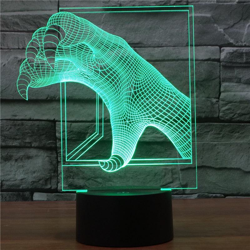 Realistic Bird Talons Lamp-3D Optical Lamp