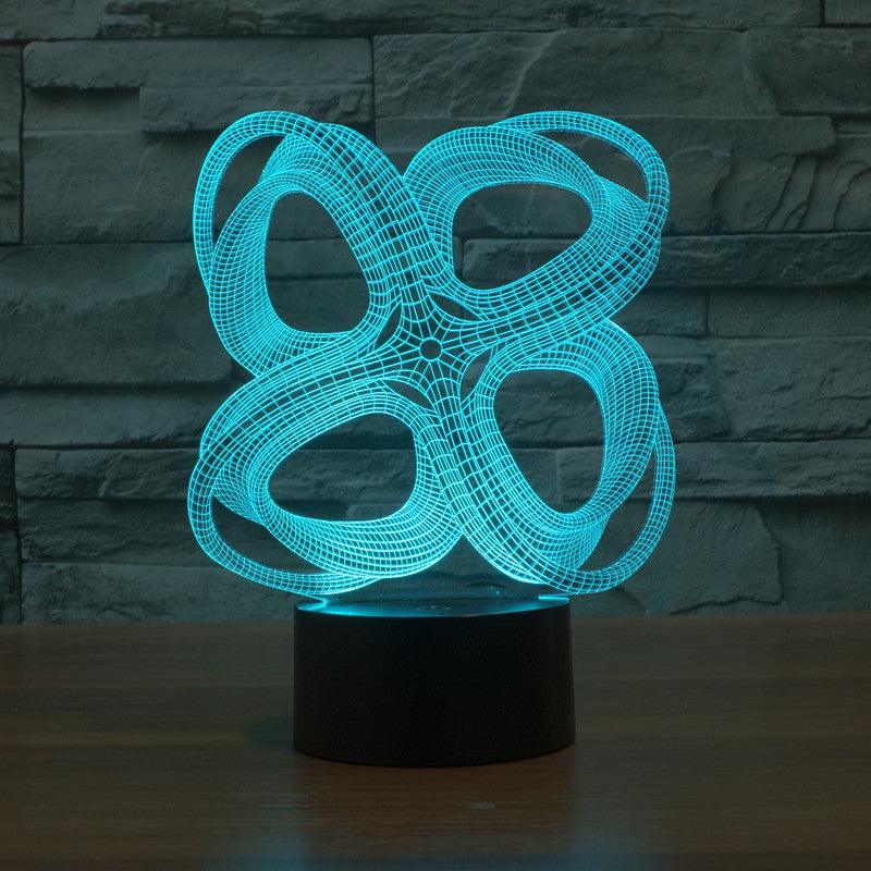 Abstract Optical Illusion Lamp-3D Optical Lamp