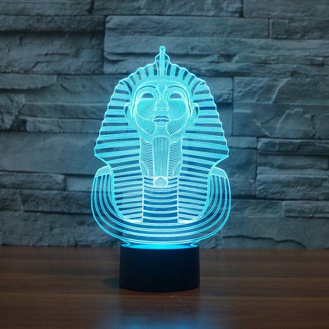 Egyptian Sarcophagus 3D Lamp-3D Optical Lamp