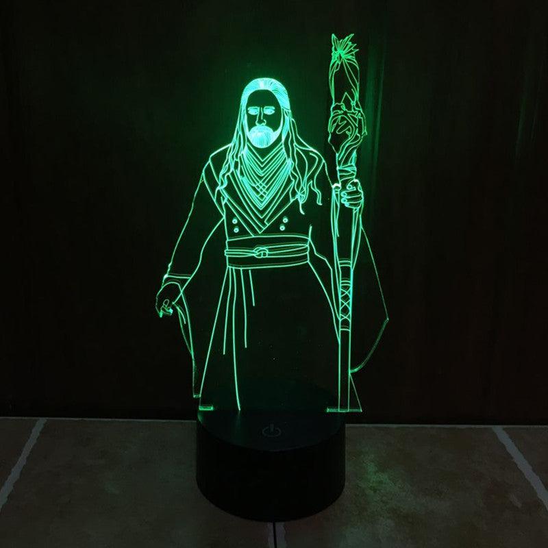 Wizard Staff Illusion Lamp-3D Optical Lamp