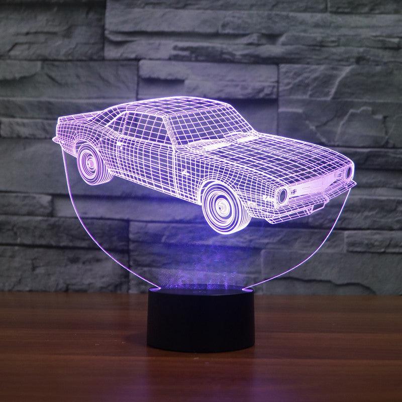 Muscle Car Optical Lamp-3D Optical Lamp