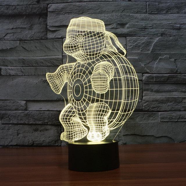 3D Tortoise Optical Lamp-3D Optical Lamp