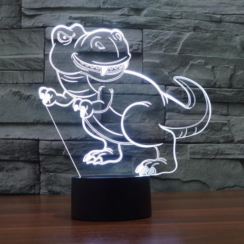 Cartoon Tyrannosaurus Optical Lamp-3D Optical Lamp