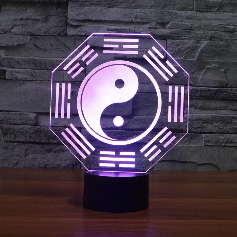 Chinese Eight Diagrams Lamp-3D Optical Lamp