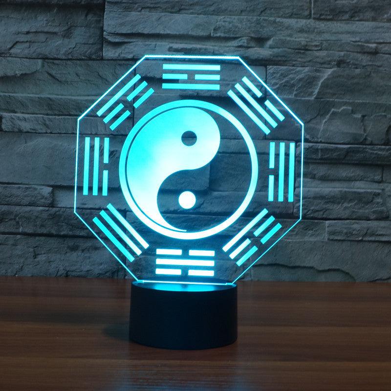 Chinese Eight Diagrams Lamp-3D Optical Lamp