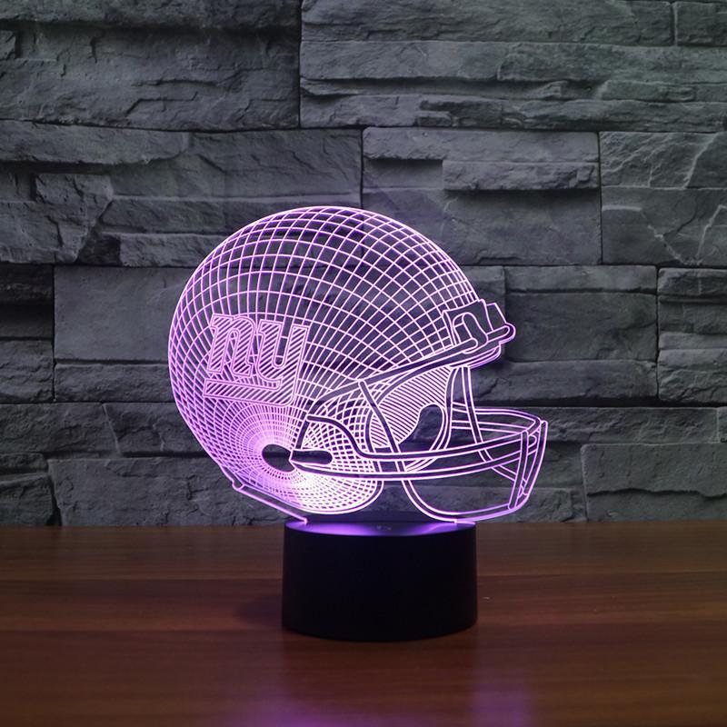 New York Giants 3D Optical Illusion Lamp - 3D Optical Lamp