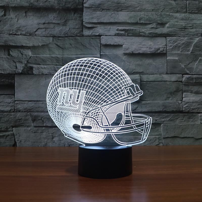New York Giants 3D Optical Illusion Lamp - 3D Optical Lamp