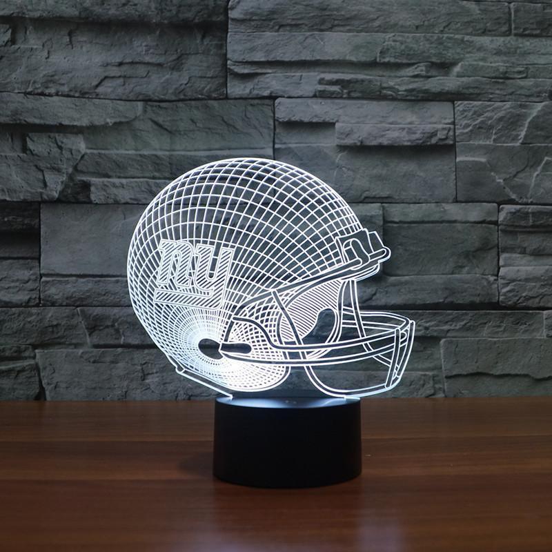 New York Giants 3D Optical Illusion Lamp - 3D Optical Lamp