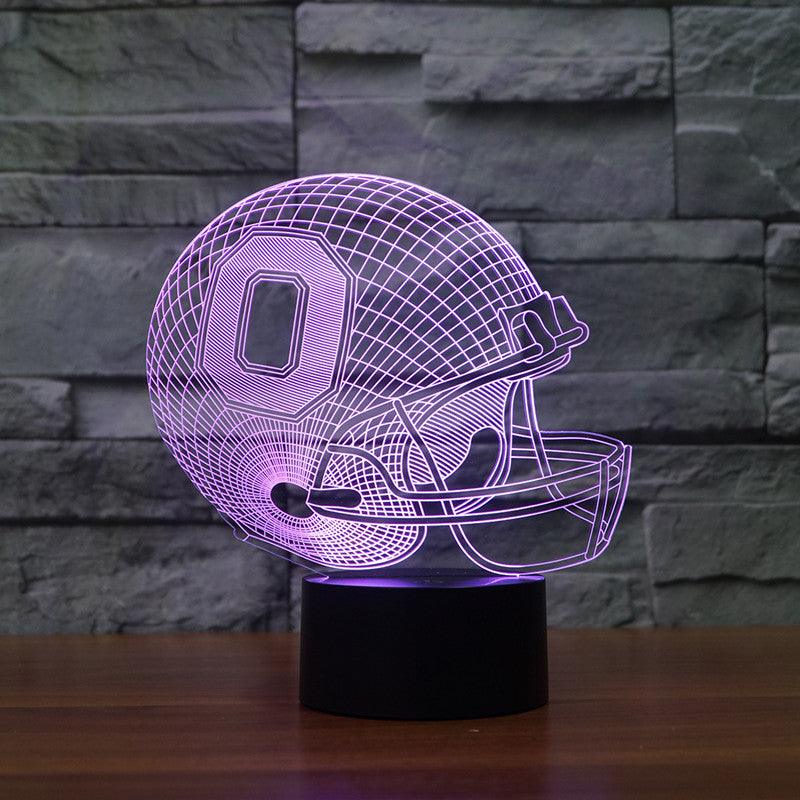 Ohio State Football Lamp-3D Optical Lamp