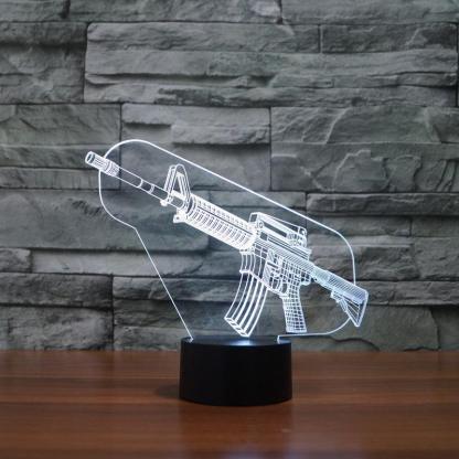 Realistic M16 3D Optical Illusion Lamp - 3D Optical Lamp
