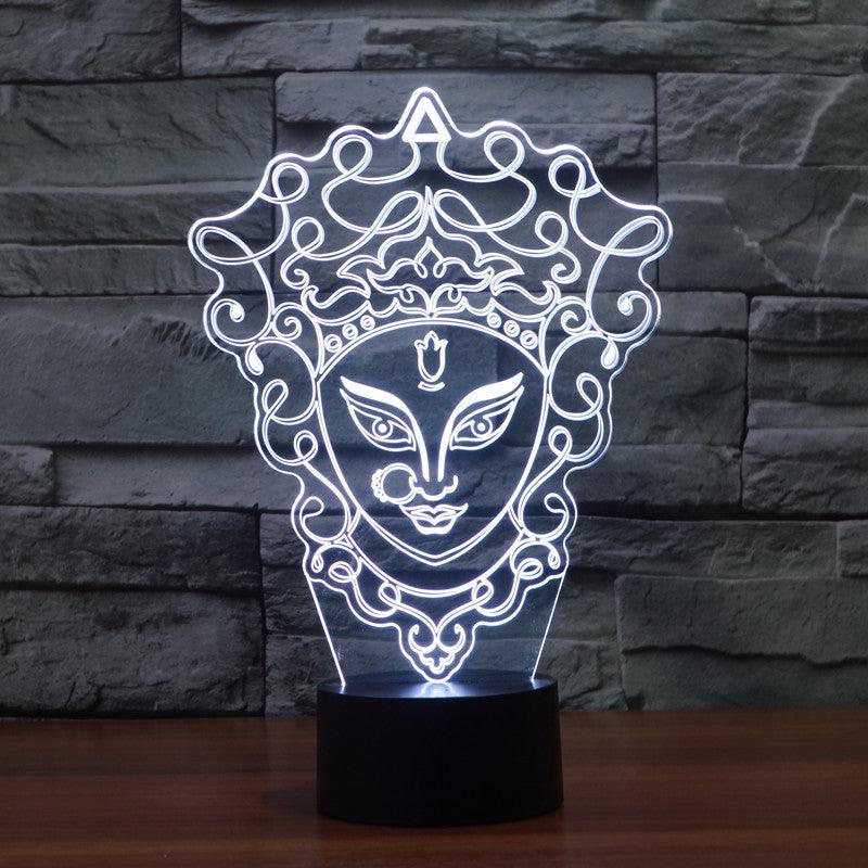 Divine Face Illusion Lamp-3D Optical Lamp