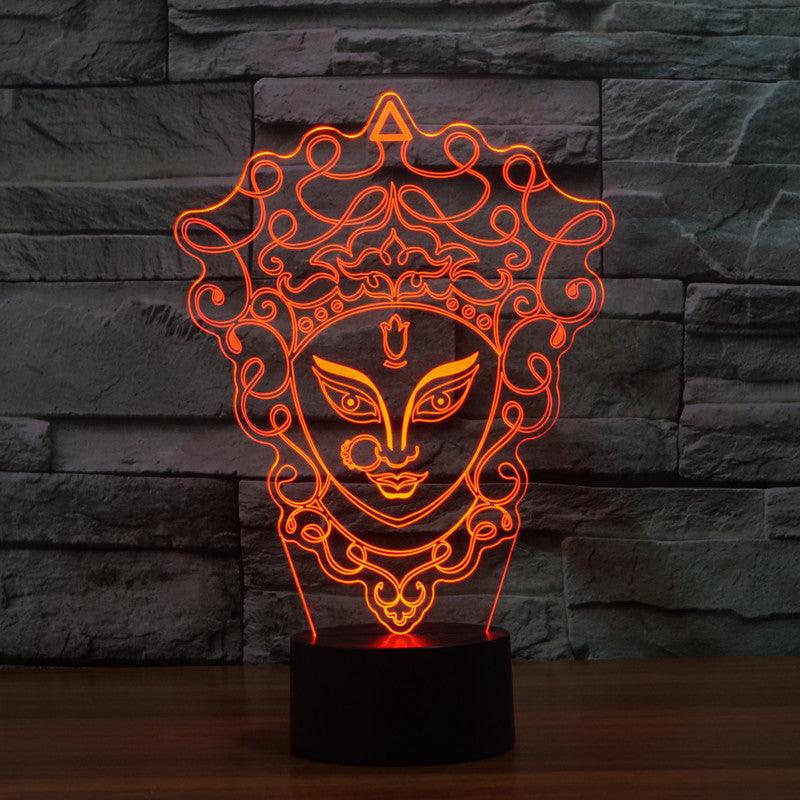 Divine Face Illusion Lamp-3D Optical Lamp