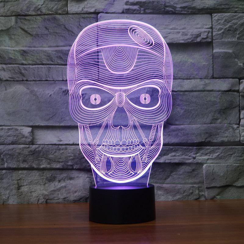 Skull Illusion LED Lamp-3D Optical Lamp