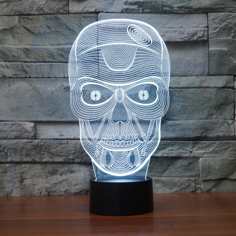 Skull Illusion LED Lamp-3D Optical Lamp