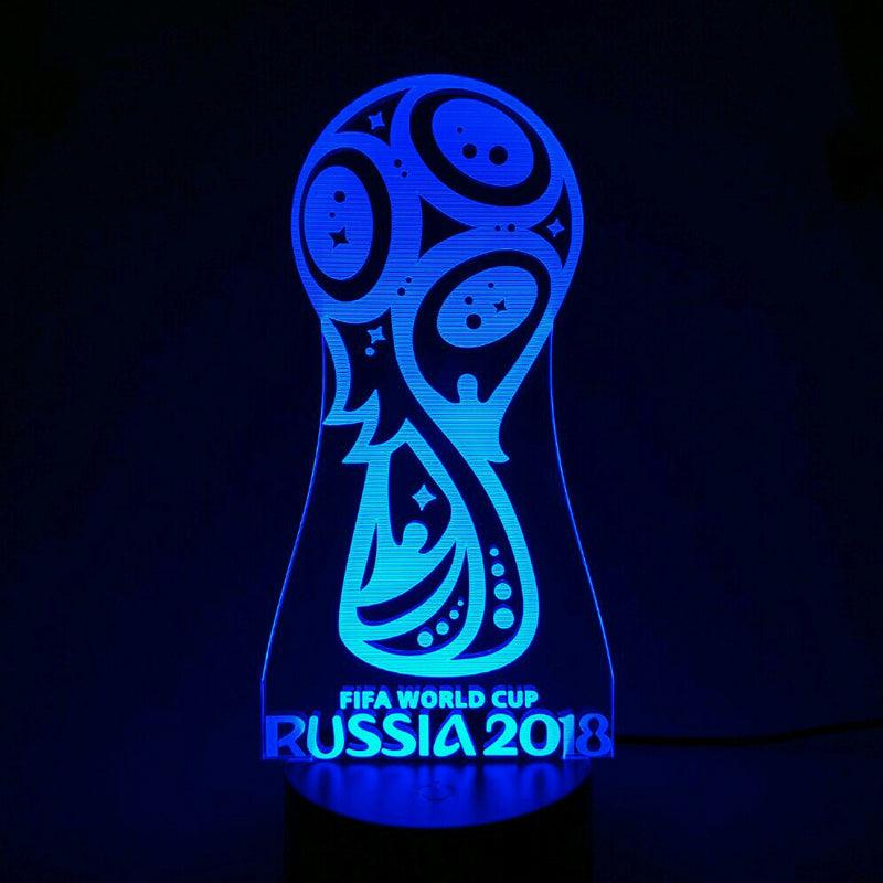 2018 FIFA World Cup 3D Optical Illusion Lamp - 3D Optical Lamp
