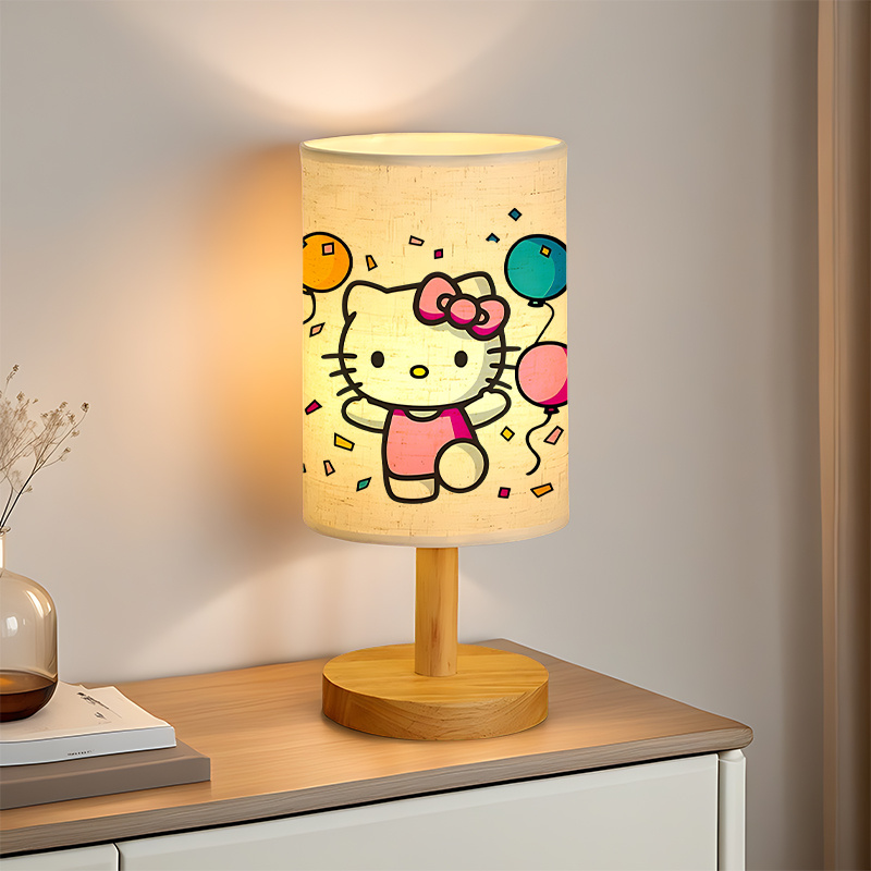 A modern USB powered linen lamp with creative design and patterns