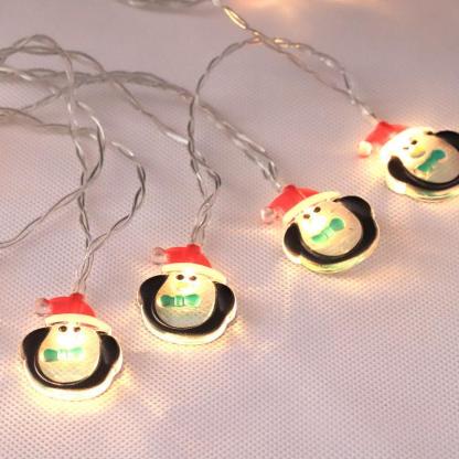 Christmas Penguins String Lamp - 3D Optical Lamp