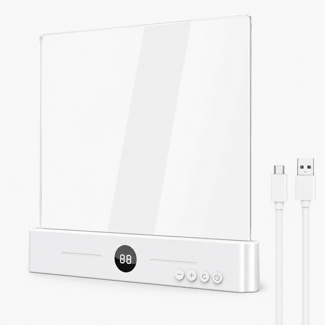Smart Rechargeable Flat LED Reading Light Lamp