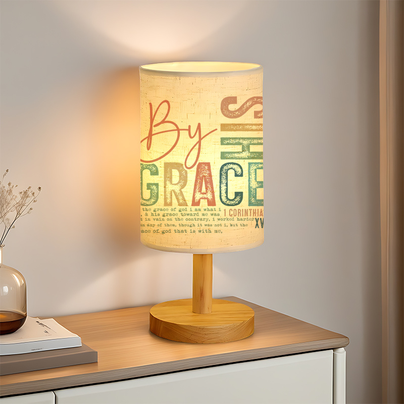 Modern USB-Powered Table Lamp with Bulb