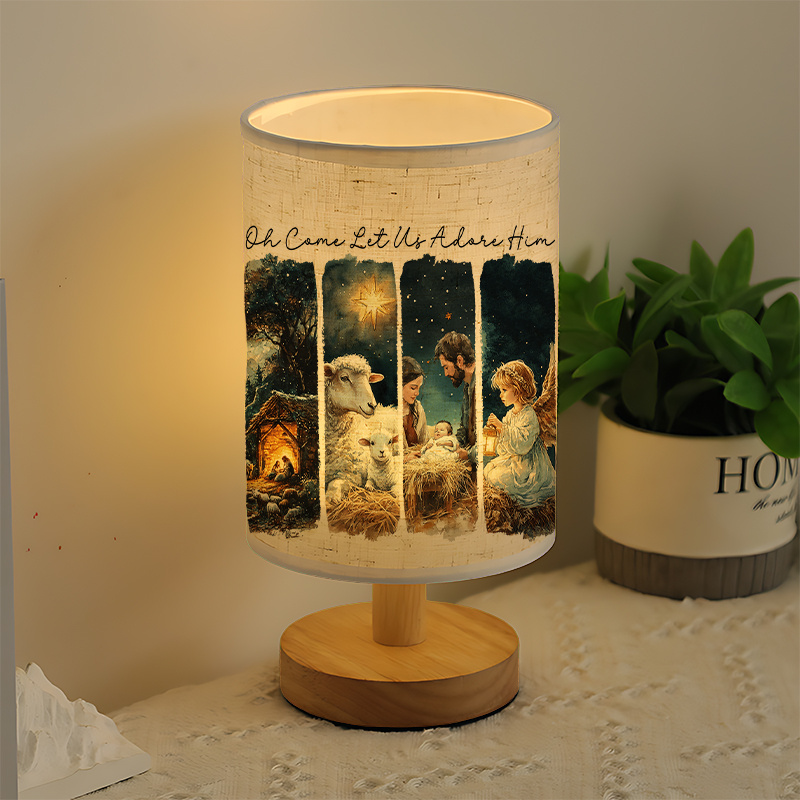 Modern USB-powered Linen Lamp with a Unique Design36