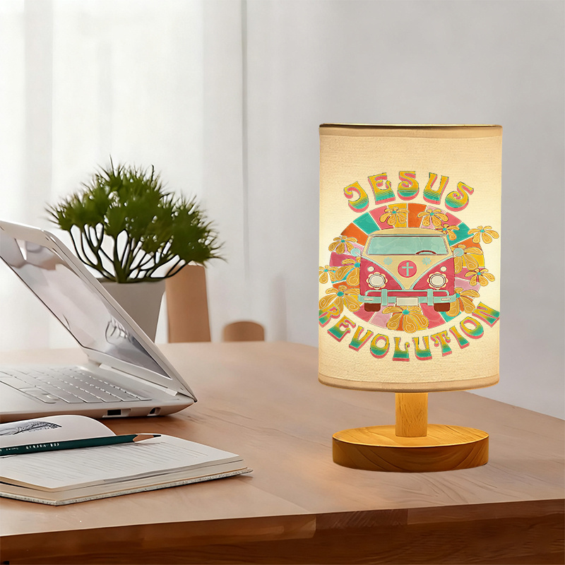 Modern USB-powered Linen Lamp with a Unique Design9