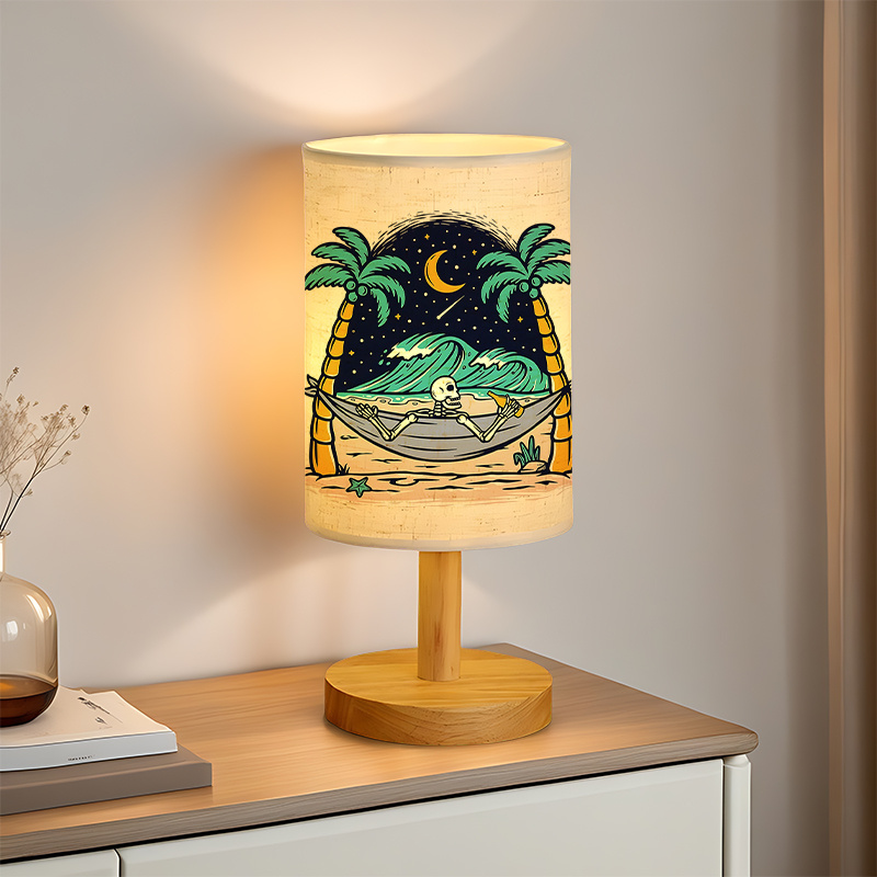 Modern USB-powered Linen Table Lamp Decoration Creating A Cozy Atmosphere