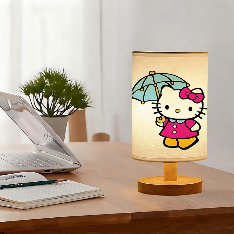 Hello Kitty Themed USB Powered Bedside Lamp