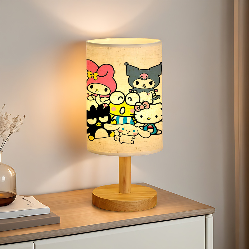 Hello Kitty USB Powered Modern Linen Lamp