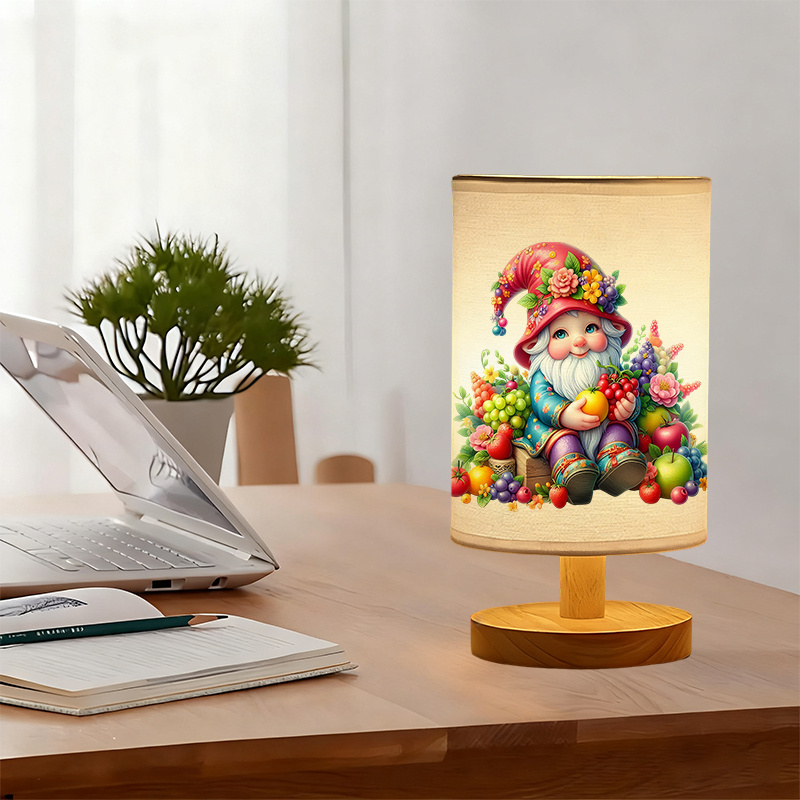 Modern USB-powered Linen Lamp with a Unique Design and Exquisite Patterns