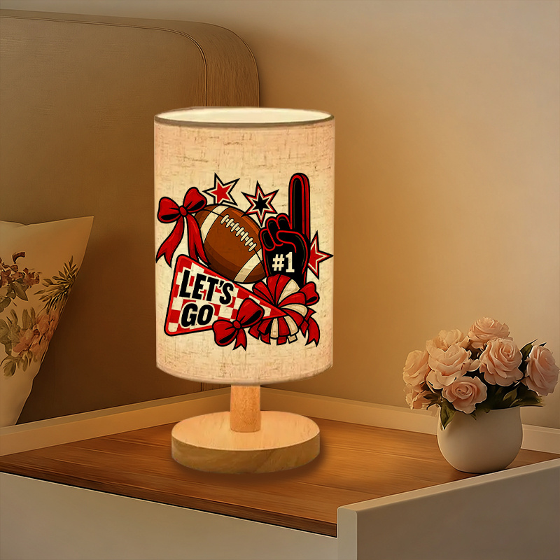 Lets Go USB Powered Linen Table Lamp