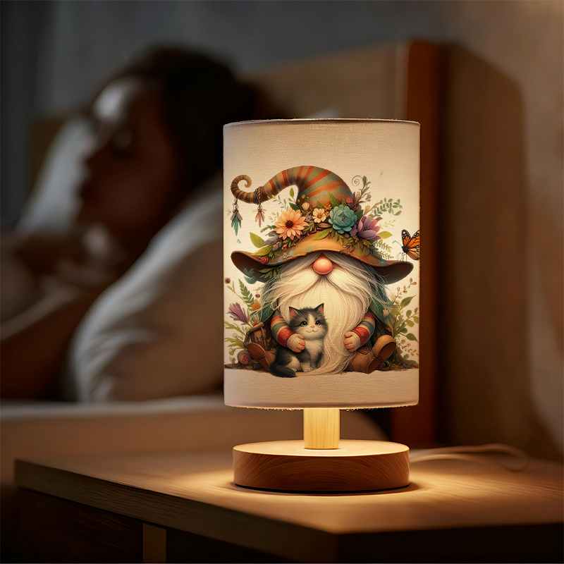 Modern USB Powered Linen Lamp