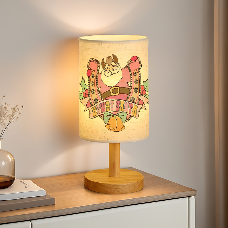A Modern USB Powered Linen Table Lamp