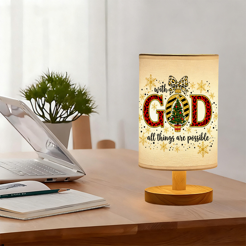 Modern USB-powered Linen Lamp Excellent Gift for Family