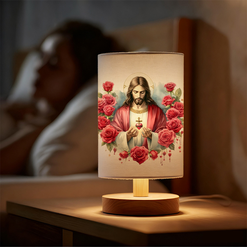 Modern USB Powered Linen Lamp