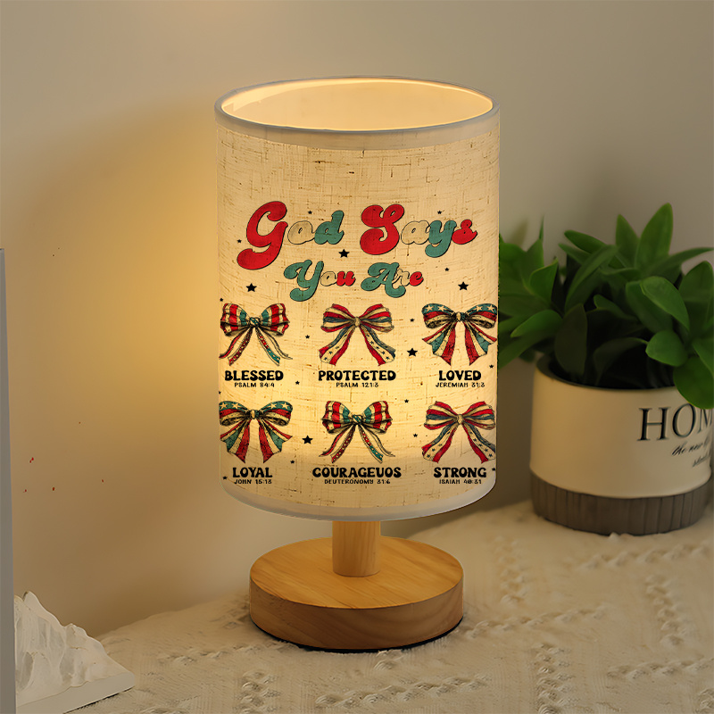 Modern USB-powered Linen Lamp with a Unique Design47
