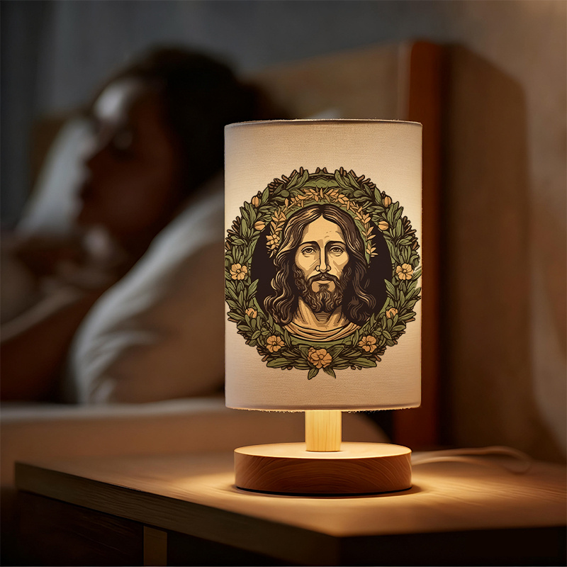 Modern USB-powered Linen Lamp with a Unique Design48