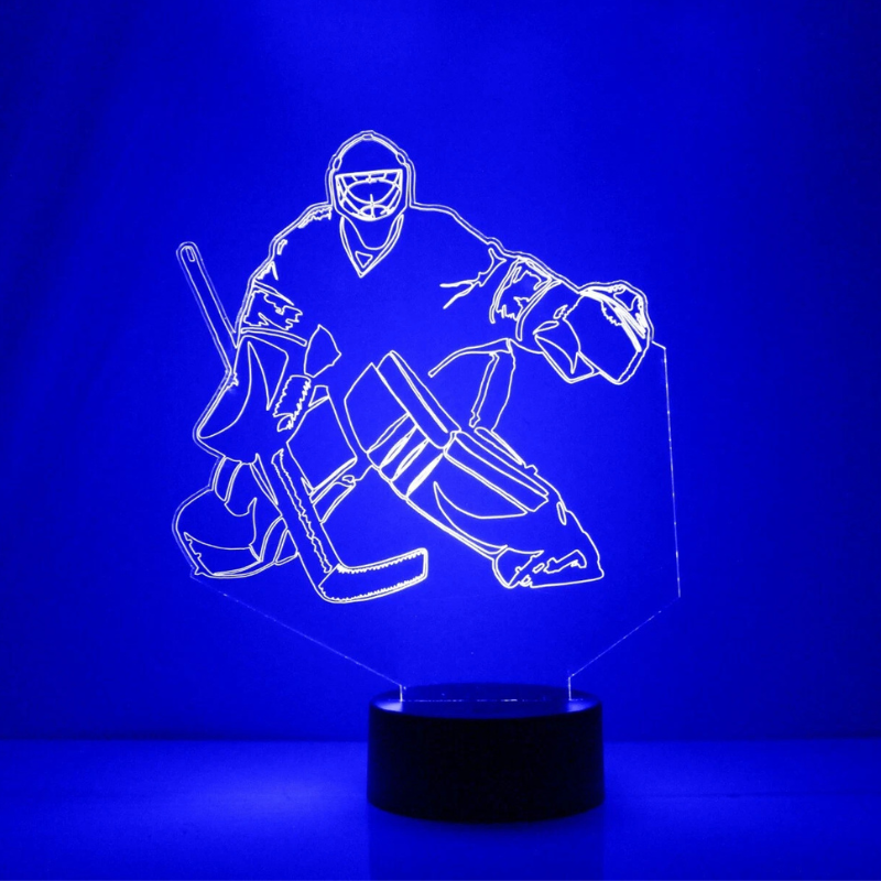 Personalized Anaheim Ducks Goalie Sports Fan Lamp