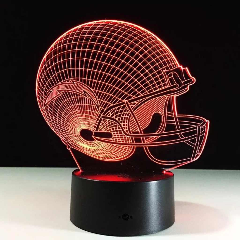 Los Angeles Chargers LED Helmet Lamp
