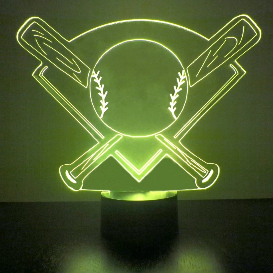 Custom Las Vegas Golden Knights Themed LED 3D Lamp