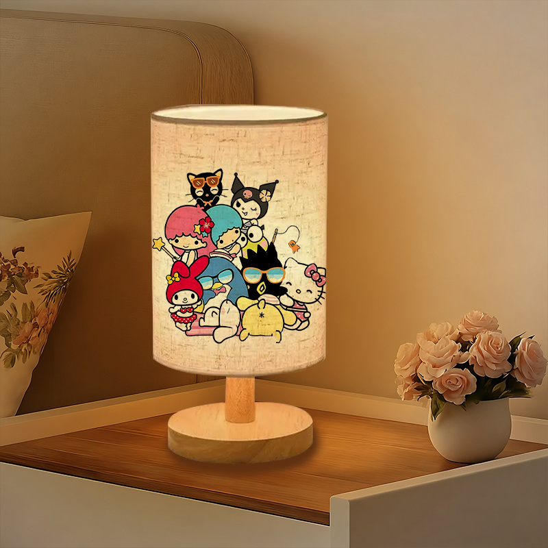 USB-powered linen lamp with a creative design