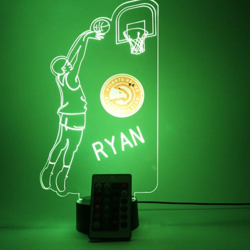 Atlanta Hawks NBA Basketball Player Sports Light Up Lamp