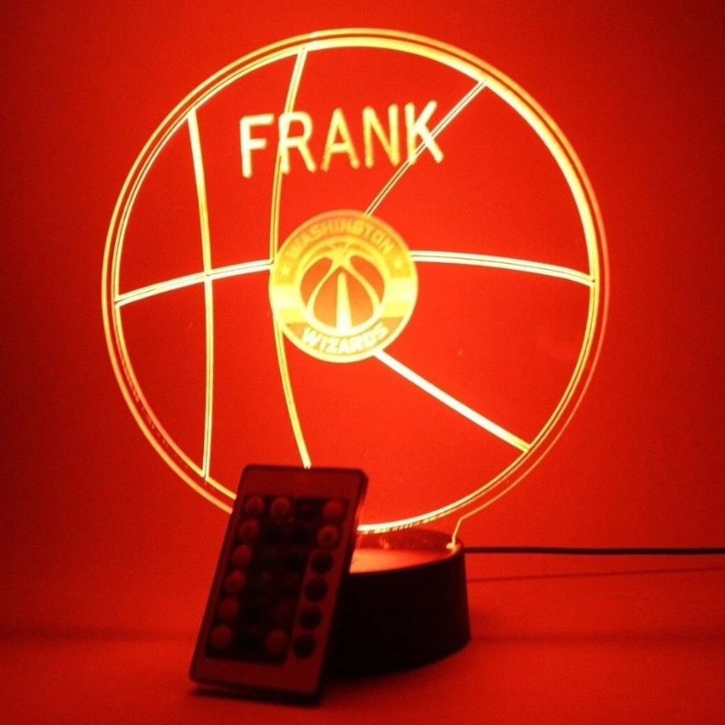 Washington Wizards NBA Basketball Sports Fan Light Up Lamp
