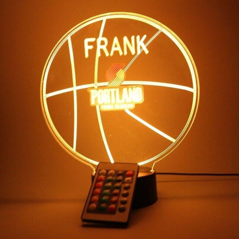 Portland Trail Blazers NBA Basketball Sports Light Up Lamp