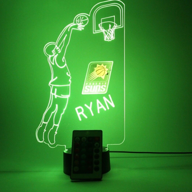 Phoenix Suns NBA Basketball Player Sports Light Up Lamp